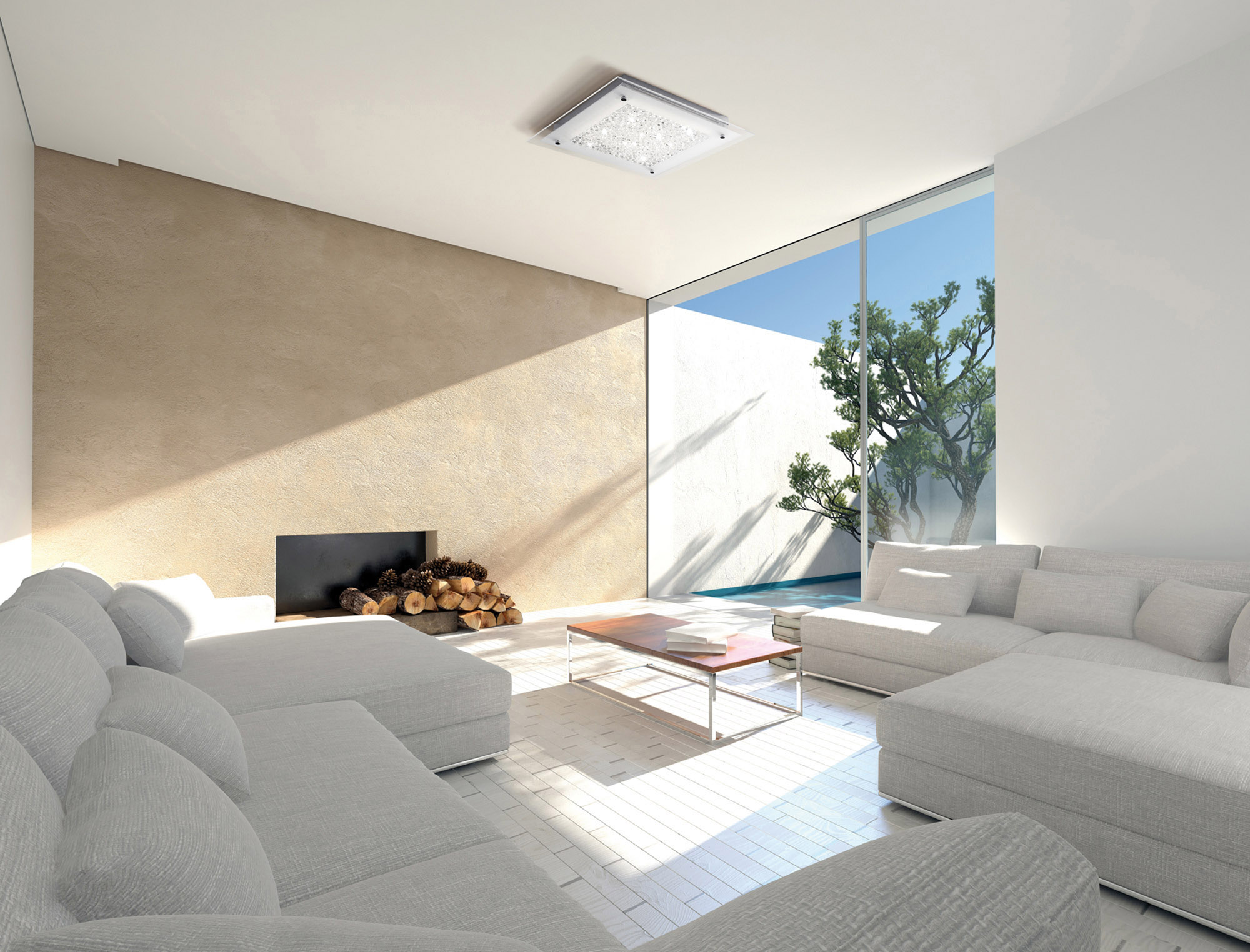 Gina Crystal Ceiling Lights Deco Ringed & Square Crystal Fittings Gina Crystal Ceiling Lights Deco Ringed & Square Crystal Fittings